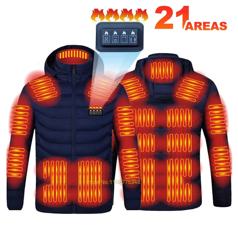 Windproof USB Charging Heated Smart Jacket