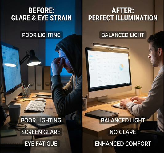 LED Monitor Light Bar for Eye Comfort & Desk Setup